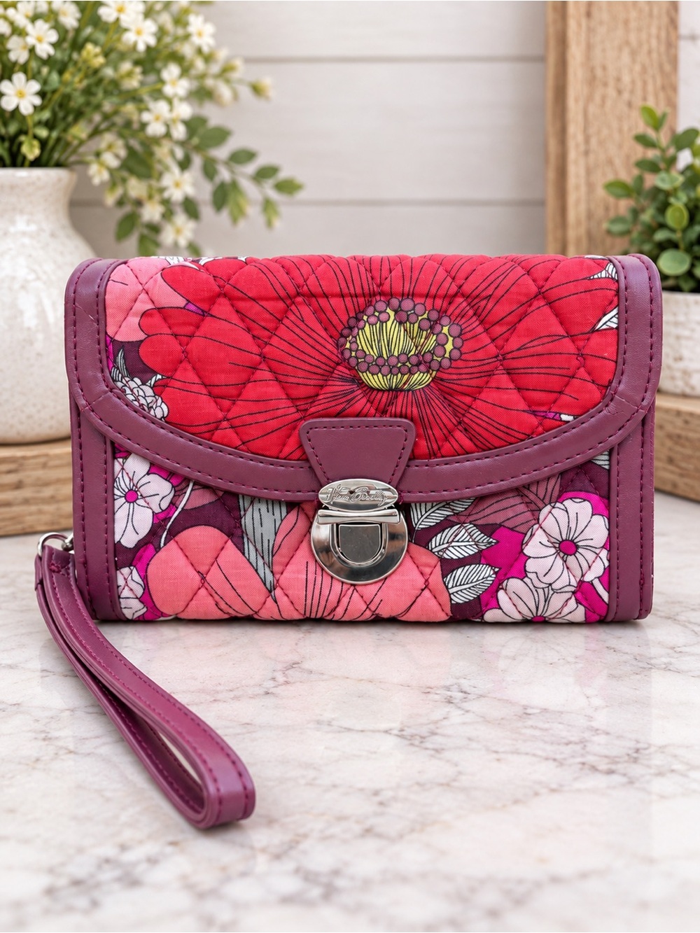 Vera Bradley Ultimate Wristlet Wallet: Bohemian Blooms